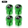 4pcs Aluminum Car Logo Tire Valve Cap Tyre Air Stem Cover Auto Accessories For Lincoln Mondeo MKC MKZ MKX MKT Aviator Navigator FF2