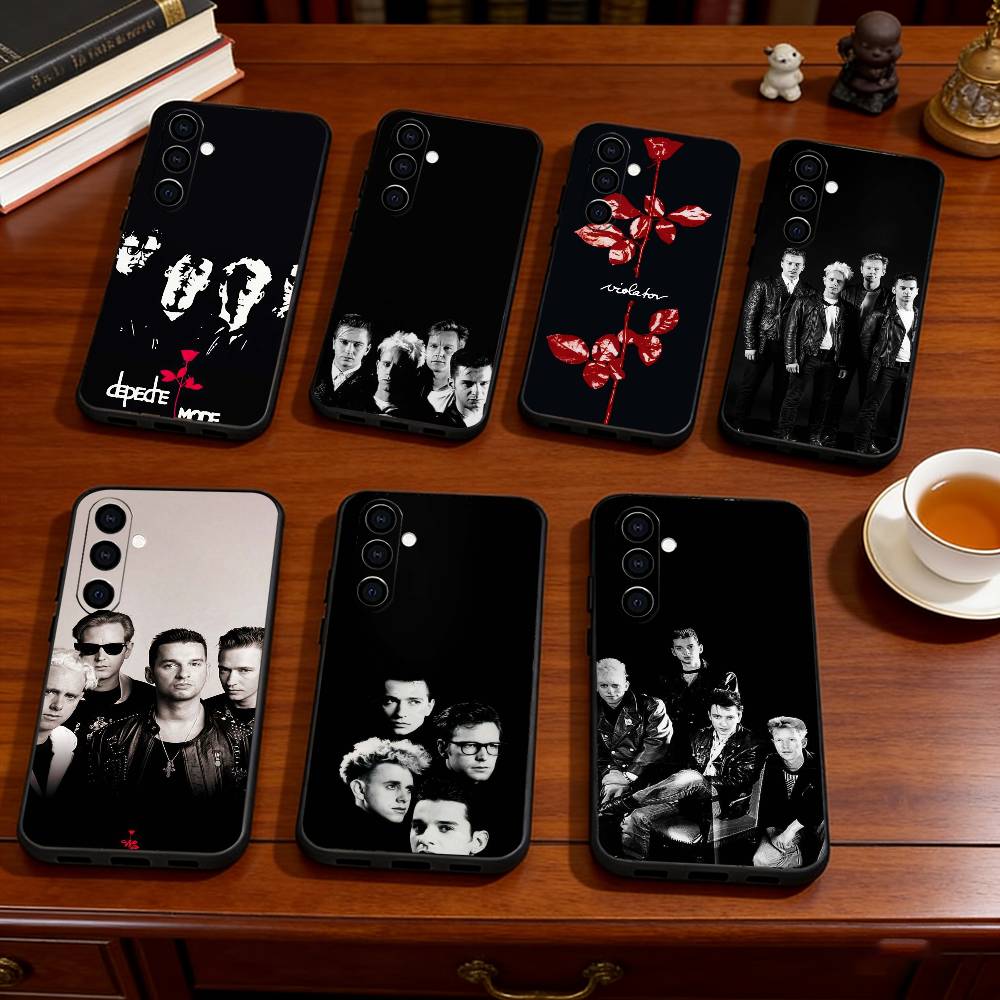 Чехол для телефона Depeche Mode для Samsung Galaxy A73, A72, A71, A70, A53, A52, A51, Мягкий силиконовый черный чехол