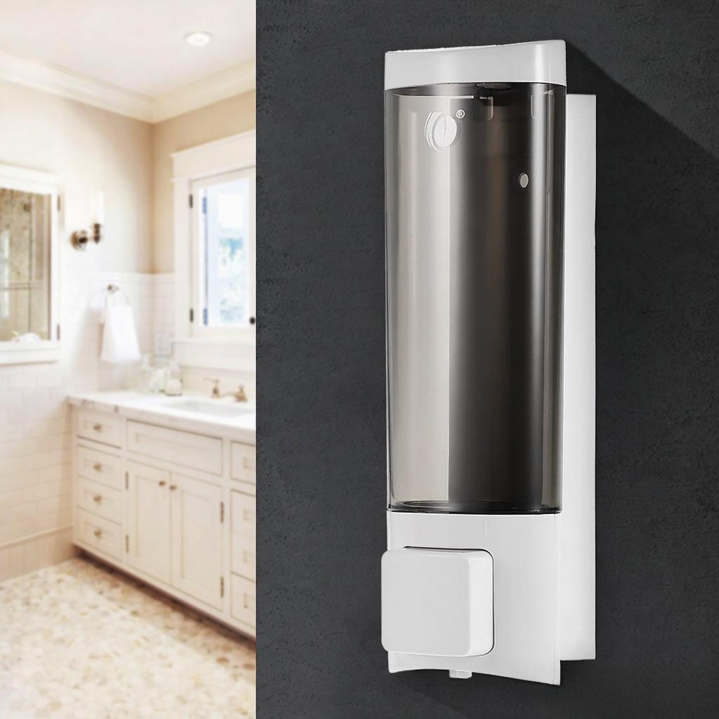 CHUANGDIAN Manual Hand Soap Dispenser Wall Mount Liquid Shampoo Shower Gel Dispenser Hand Cleanser Washroom Lotion Dispenser for Bathroom Restroom Ho