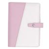 A6 Budget Binder Multifunctional Compartment Design Portable PU Leather Notebook Binder for Office School