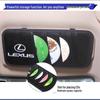 Carbon Fiber Car Sun Visor CD Holder for BRABUS - DIY Storage & Decoration Accessory