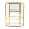 Glass Jewelry Box Organizer 3 Layer Cosmetic Storage Case Display for Rings