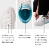 Nittaku Spin Move Table Tennis Shoes Unisex Breathable Cushioned Secure Fit Lightweight Official Match Practice Black 22.0 NS4445