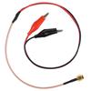 Ended Clips Frequency Cable Red Black Testing Wire Low Loss Coaxial Cable  Signal Transmission