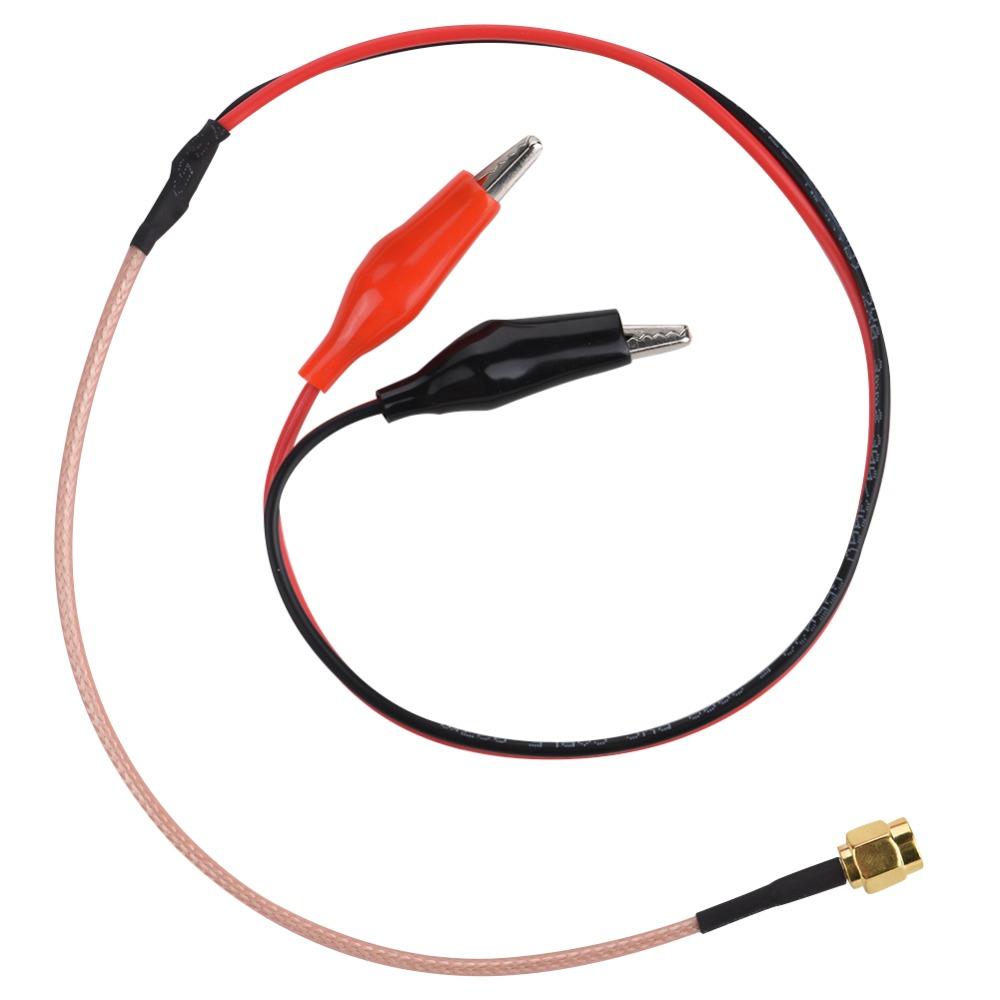 Ended Clips Frequency Cable Red Black Testing Wire Low Loss Coaxial Cable  Signal Transmission