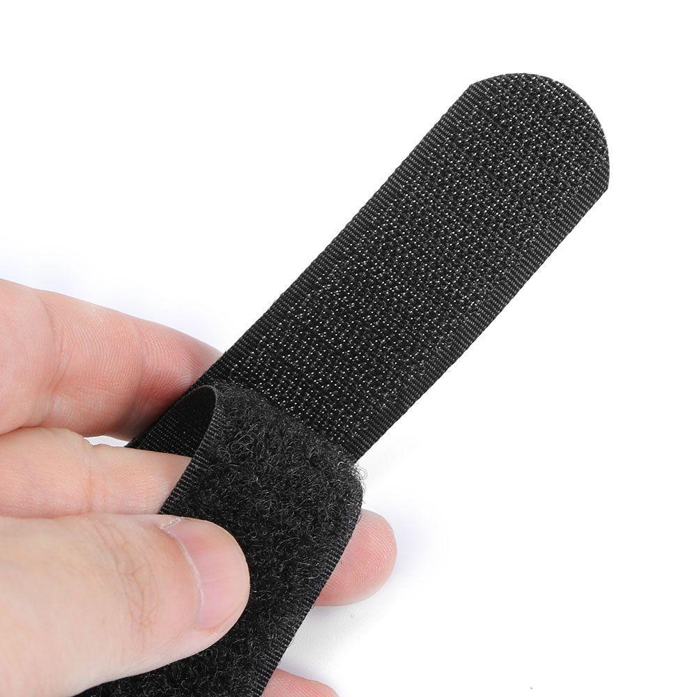 Black Strong Sticky Home Cable Organizer Nylon Fixed Straps Nylon Rope Cable Straps Tie Rope Straps