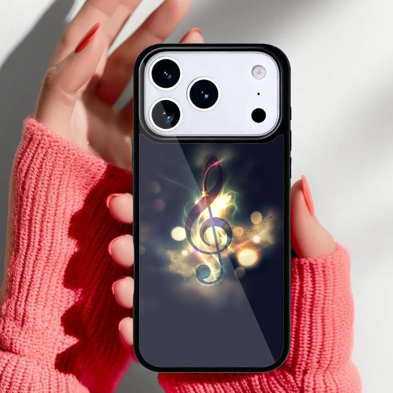 Музыкальные ноты Классическая музыка Искусство Чехол для телефона для iPhone 17 Air 16e 15 14 13 Pro Max Задняя крышка для 12 11 Pro Coque