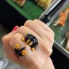 Собака Слон Открытые Кольца Регулируемые Кольца на Палец Простые Украшения для Женщин Девушек