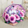 Unicorn Cosmic Spiral Automatic Umbrella Sturdy 8-Rib Shaft Sturdy Construction All-Season Travel Outdoor Accessory