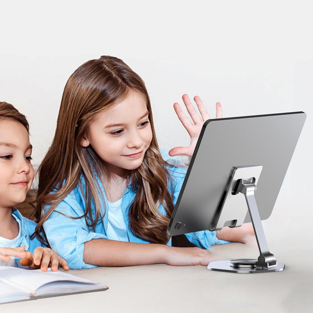 Подставка для мобильного телефона с поворотом на 360°, металлическая, для iPhone, Xiaomi, iPad, регулируемая, для настольного планшета, подставка для сотового телефона