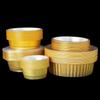 Gold Aluminum Foil Food Containers with Lids