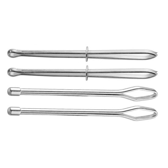 4/8 Pcs Drawstring Threader Tool Set Stainless Steel DIY Rope Wiring Clips Sewing Tool Easy Draw String Clip Replacement