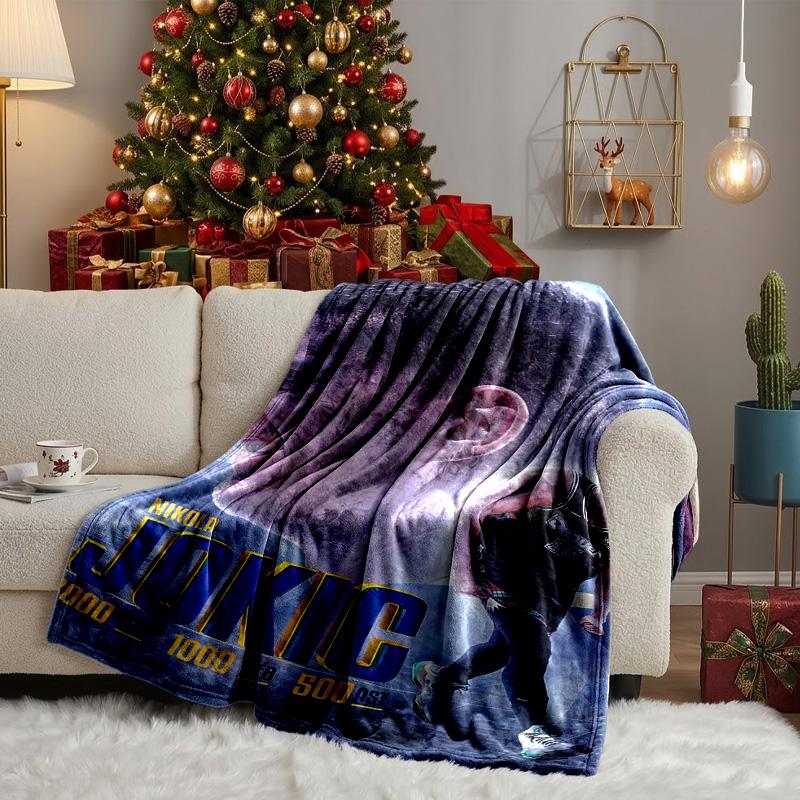 Jo-kic's Denver Dominance Blanket Lightweight Ideal Bedding Blanket Perfect for Travel, Camping, Living Rooms, Offices, Sofas, Fan Christmas gift