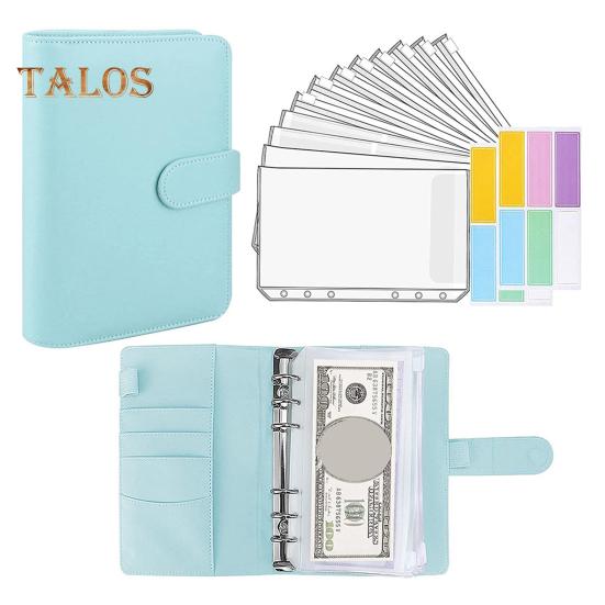 Spending Money With Binder Saving Budget Sheet Money Envelopes Hidden Compartments Pvc Waterproof A6 Budget Binder Budget Planner Book