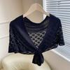 Weave Knitted Hollow Shawl Cross Blouse Shoulder Fake Collar  Autumn/Winter/Spring/Summer
