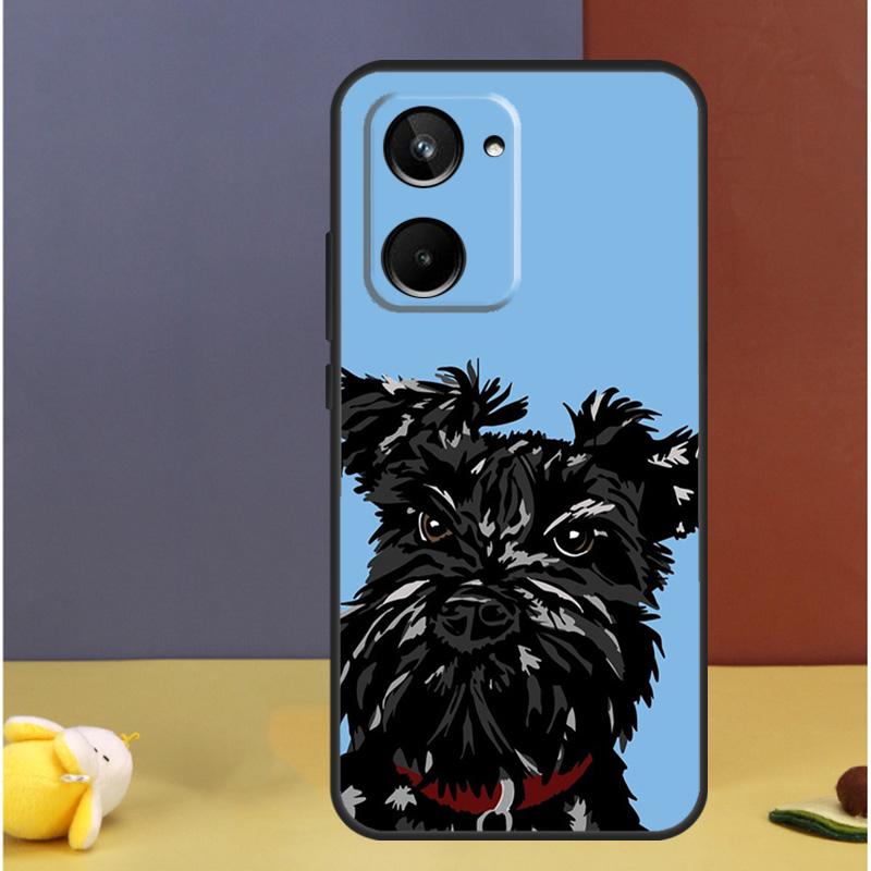 Cartoon schnauzer dog For Realme 15 Pro GT7 10 11 12 13 14 Pro Plus C67 C65 C63 C61 C55 C53 C51 C35 C71 C75 Case