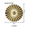 Golden Wall Decoration Pendant Nordic Light Luxury Round Wall Hanging Decor Metal Irregular Disc Wrought Iron Room Home Decor