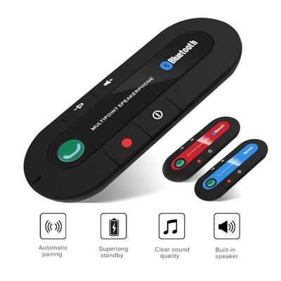 Беспроводной автомобильный комплект Bluetooth с громкой связью, солнцезащитный козырек, динамик для телефона, авто Bluetooth, аудиоресивер, аксессуары