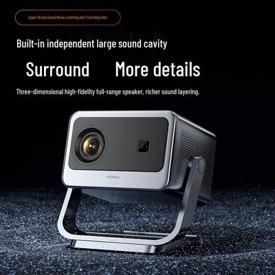 KONKA Домашний кинотеатр C2 Pro HD с противобликовым экраном 80 дюймов (Китайская версия)