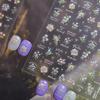 Наклейки для ногтей Tomoni Shell Light: Популярное, Свежий Стиль Ранневесеннее Цветочное Украшение