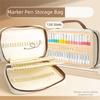 Zipper Markers Pen Storage Bag Large Capacity Watercolor Pen Stationery Bag  Student