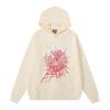 Худи Sp5der Унисекс Оверсайз Хлопковый Свитшот С Принтом Из Фольги Streetwear Толстовка Для Подростков