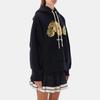 (WMNS) Palm Angels Gold Sequins Bear Hoodie 'Black Gold' Women's PWBB023F22FLE0041076