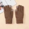 Толстые зимние перчатки Мягкие теплые перчатки Новые перчатки с полным пальцем Женские Мужские
