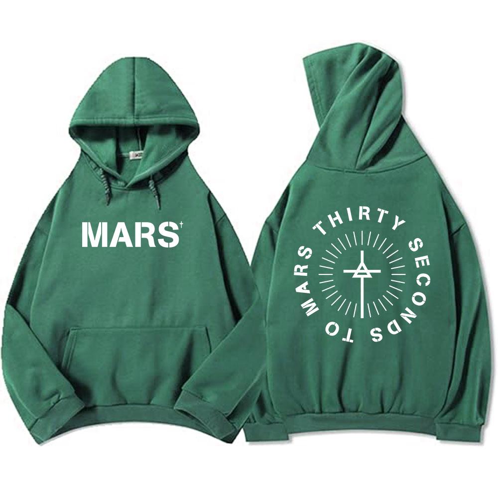 Толстовки Thirty Seconds To Mars с длинным рукавом, модные худи с капюшоном, повседневные, в стиле рок, унисекс, уличная одежда, мужские