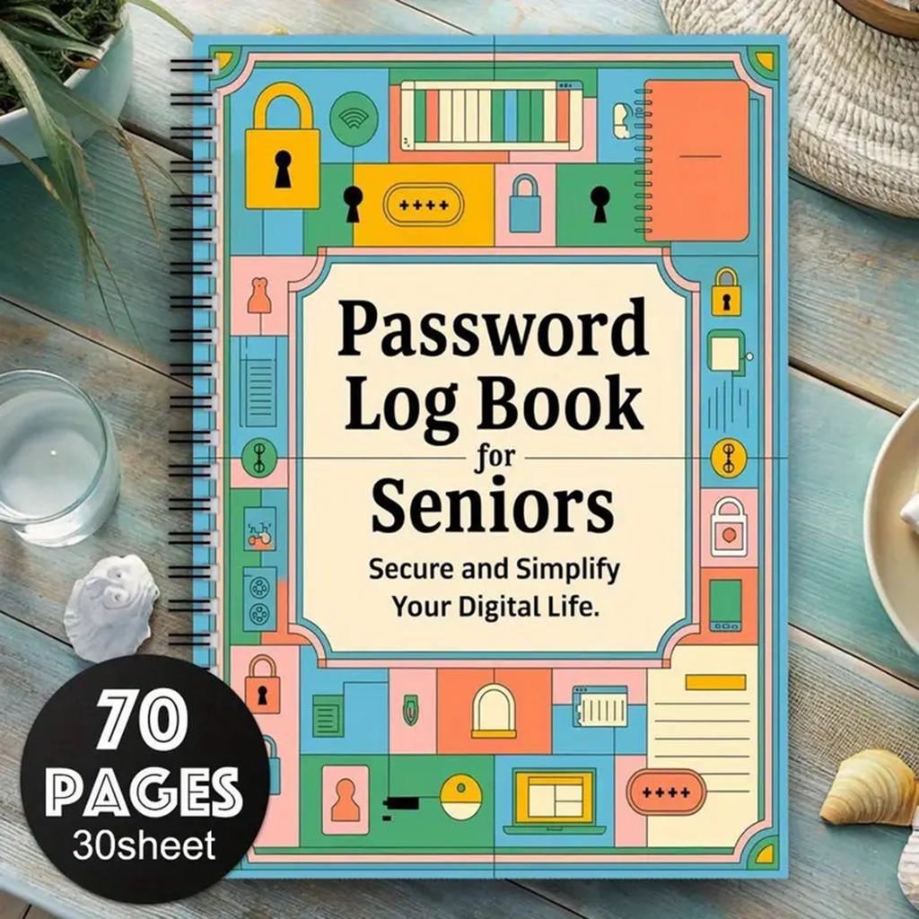 Забавная спиральная книга паролей, креативный журнал для блокировки