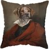 Vintage Painting Cat Dog Animal Pillow Cover Car Decor Cushion Cover Home Sofa Bed Cushion Cover