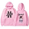 Весенние мужские толстовки с капюшоном Junior H Sad Boys Harajuku Girls Hip Hop Pullover Fancy Music Gift Casual Loose Comfort Sweatshirt