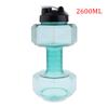 Water Dumbbell Sport Bottle Large Capacity Gym Running Fitness Bodybuilding Exercise Outdoor Bicycle Camping Cycling Bottle