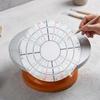 Круговой разделитель для глины Многофункциональный разметочный шаблон Акриловый инструмент для деления глины Вращающийся столик для лепки