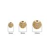 Copper Micro Inlaid Zircon Beads For DIY Jewelry Making Craft Accessories