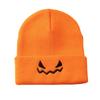 Весенне-осенняя женская вышитая шапка-берет с изображением привидения и тыквы на Хэллоуин, черная зимняя теплая шерстяная зимняя шапка