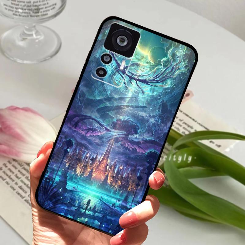 Чехол для Xiaomi 12T Pro Mi 12T ТПУ Чехол для телефона Cover Для Xiaomi 12 12X 12S 5G Модный Мягкий Силиконовый Защитный Funda Para Чехлы