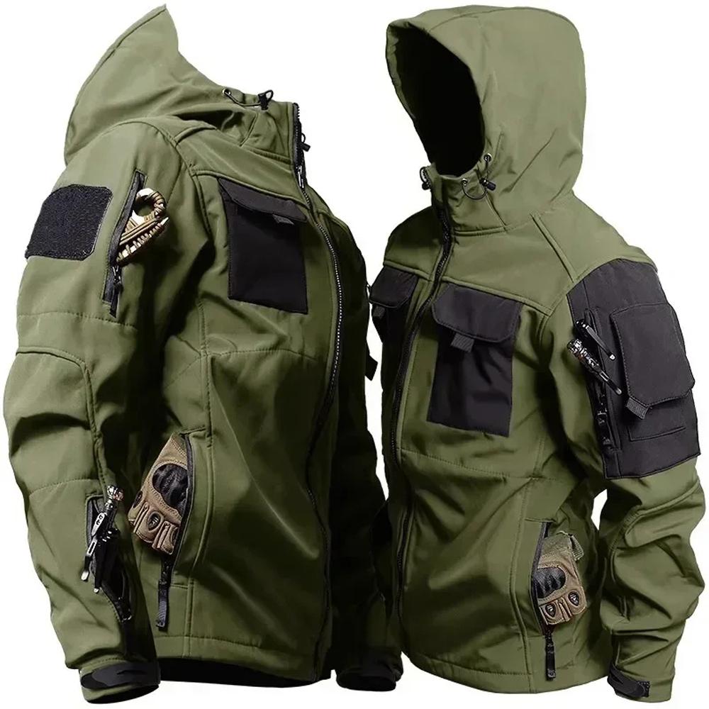 Men Windbreaker Jackets Waterproof Hooded Coat Male Jackets Men Autumn Outdoor Hiking Bomber Outwear