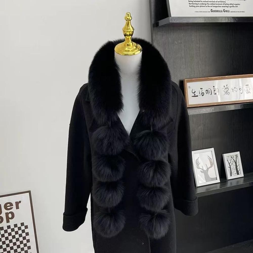 Warm Magnetic Imitation Fur Scarf Faux Rabbit Fur Women Winter Scarves Cute Plush Scarf For Girls