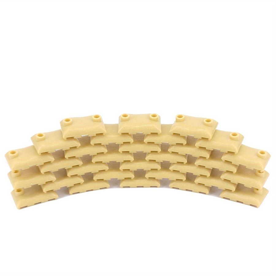 60 шт. MOC, военные мешки с песком, строительные блоки, совместимые с солдатами WW2, оружие, кирпичи, сделай сам, армейские детали сцены, игрушки для мальчиков, подарок