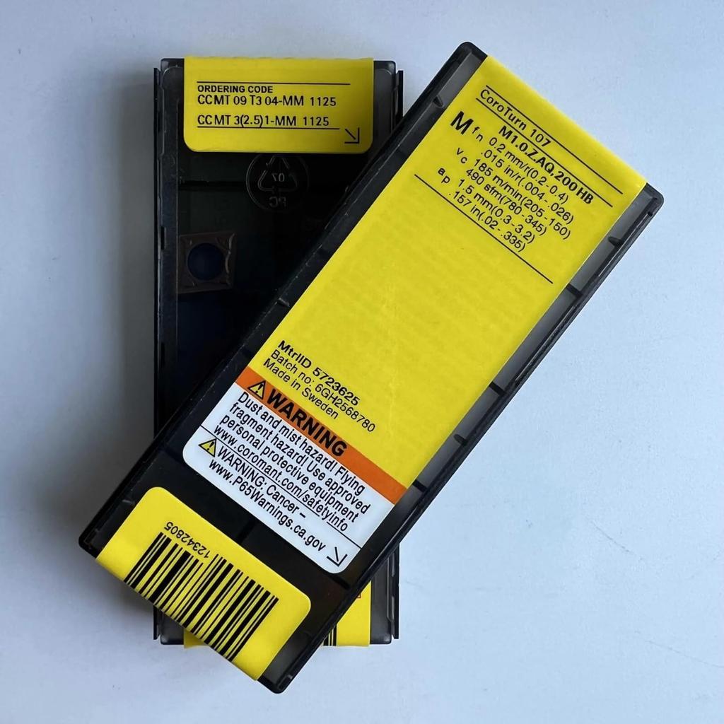 CCMT09T304-MM 1125 / Промышленные сменные твердосплавные пластины 10 шт.