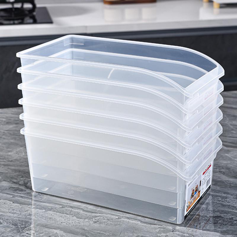 Clear Plastic Refrigerator Food Storage Box Container Fridge Drawer Shelf Household Kitchen Pantry Organizer Box