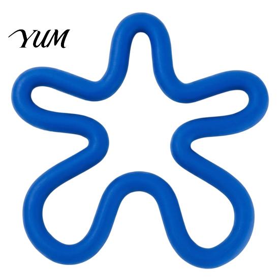 Heat Insulation Bowl Pad Silicone Coaster, Irregular Flower Shape, Kitchen Countertop Protector, Non-slip Multi Purpose Coaster Trivet for Hot