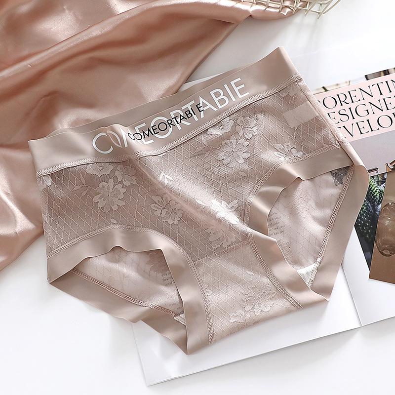 FallSweet 5 шт./компл. Женские кружевные трусики Сексуальное нижнее белье Модные трусики с надписью на поясе Бесшовные дышащие трусики Женское нижнее белье