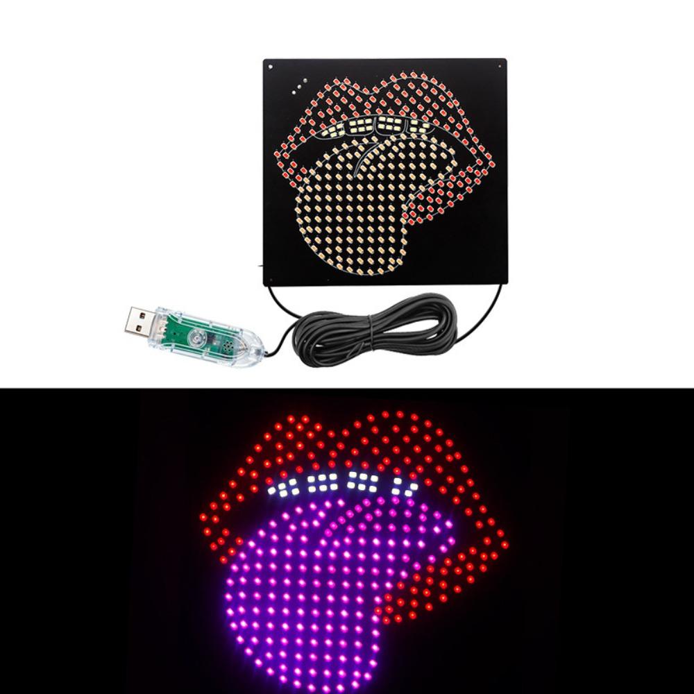 Creative Car LED Decorative Lights Self-adhesive Car Window Ambient Light Car Supplies