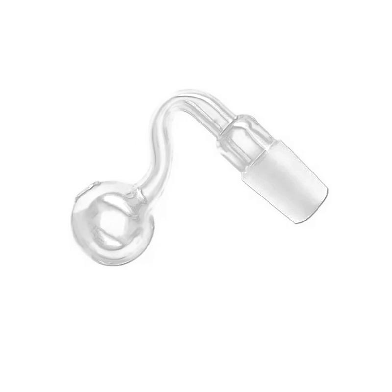 1/4PC Фильтрованные аксессуары Фильтрованный дым Высококачественная водопроводная трубка Высокое боросиликатное стекло DIY двойного назначения изогнутая трубка
