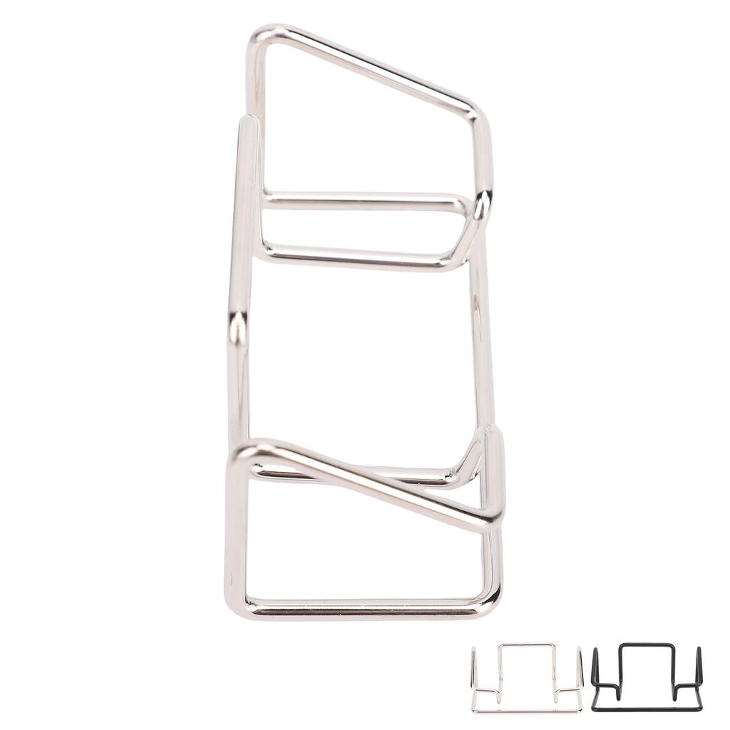 5 Pcs Desk Business Card Holder Large Capacity Iron Name Card Display Stand for Office