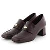 Deity Heel Bordeaux 245 HIMIKO/Himiko/Coin Loafers/641315
