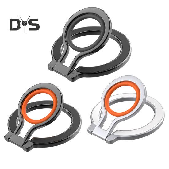 Подставка для телефона, складное алюминиевое кольцо-держатель с магнитами N52, беспроводная зарядка, вращение на 360 градусов, подставка для телефона, поддержка MagSafe