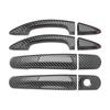Door Handle Cover for Ford Focus 2 MK2 2005 - 2011 Focus 3 MK3 2012 - 2018 Car Door Handles 4Pcs Carbon Fiber Sticker Trim